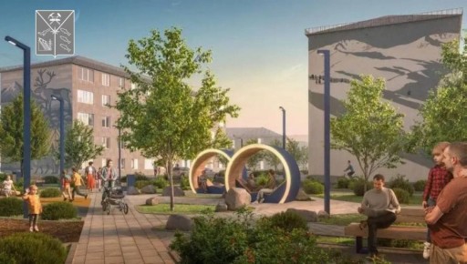 Проект благоустройства «Золотое сердце Севера» реализуется в Сусумане в этом году