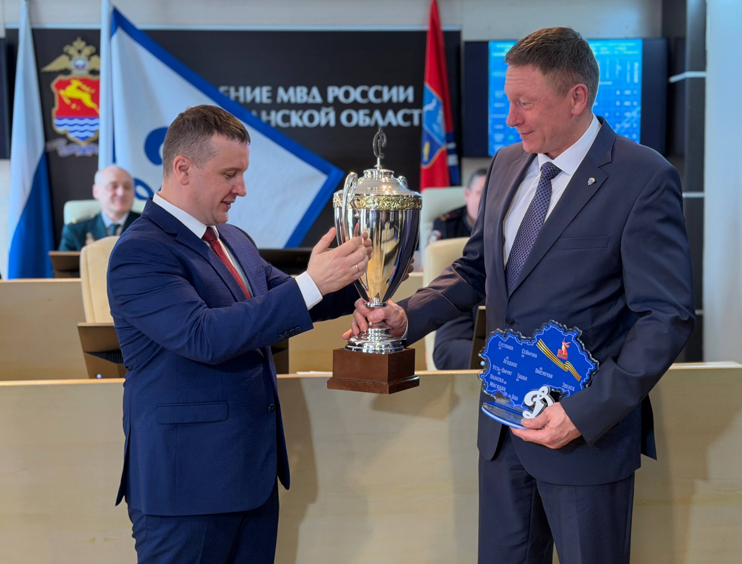 В УМВД России по Магаданской области состоялось заседание совета региональной организации «Динамо» В УМВД России по Магаданской области состоялось заседание совета региональной организации «Динамо»