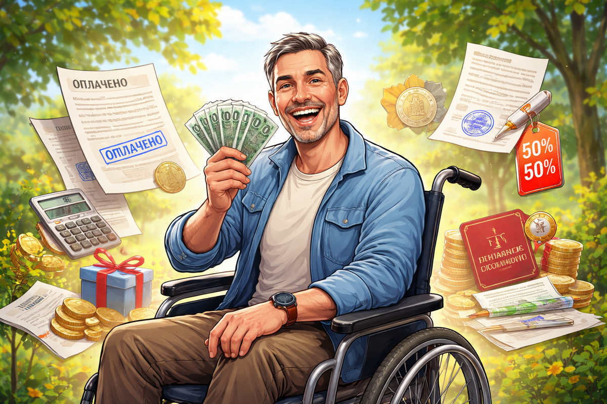 Что не надо платить: 10 расходов, которые инвалиды могут избежать