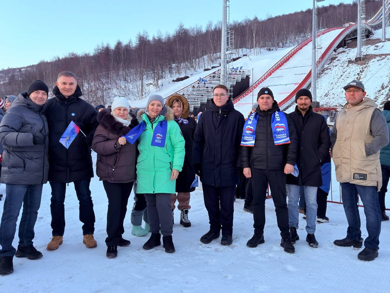 В Магадане после реконструкции открыли всесезонный трамплинный комплекс «Полёт» В Магадане после реконструкции открыли всесезонный трамплинный комплекс «Полёт»