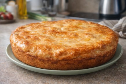 Курник с куриным филе и картошкой