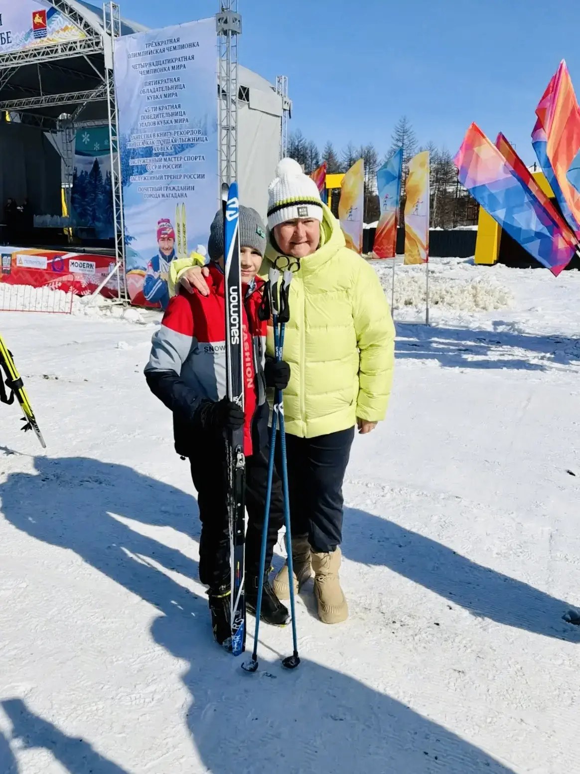В Магадане торжественно открыли всесезонный лыжный стадион имени Елены Вяльбе Масштабный спортивный объект запустили на Фестивале зимних видов спорта, который завершается XXXVI массовой гонкой «Лыжня Вяльбе» В Магадане торжественно открыли всесезонный лыжный стадион имени Елены Вяльбе Масштабный спортивный объект запустили на Фестивале зимних видов спорта, который завершается XXXVI массовой гонкой «Лыжня Вяльбе»