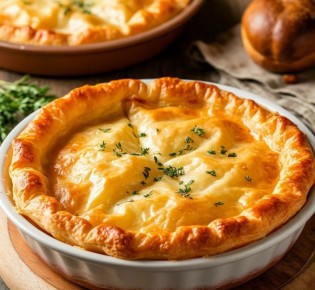 Ленивый пирог из лаваша с сыром Сабурани: быстро, просто и невероятно вкусно