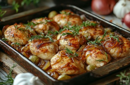 Необычные рецепты: куриная грудка в ароматном луке