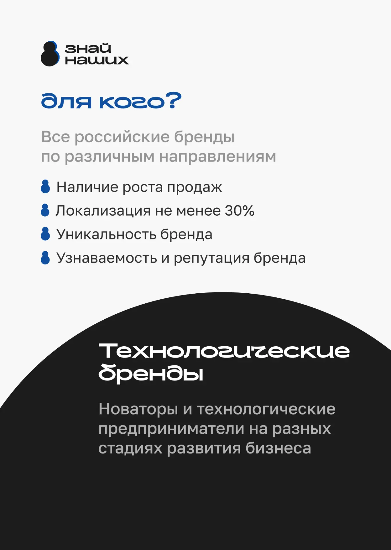 Стартовал четвертый сезон конкурса #ЗнайНаших для растущих российских брендов Стартовал четвертый сезон конкурса #ЗнайНаших для растущих российских брендов
