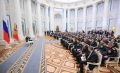 Президент РФ Владимир Путин встретился с выпускниками программы «Время героев»