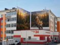 Магаданцы выбирают сюжеты для огромных картин на фасадах города