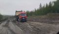 Грузовики застревают на дорогах Магаданской области