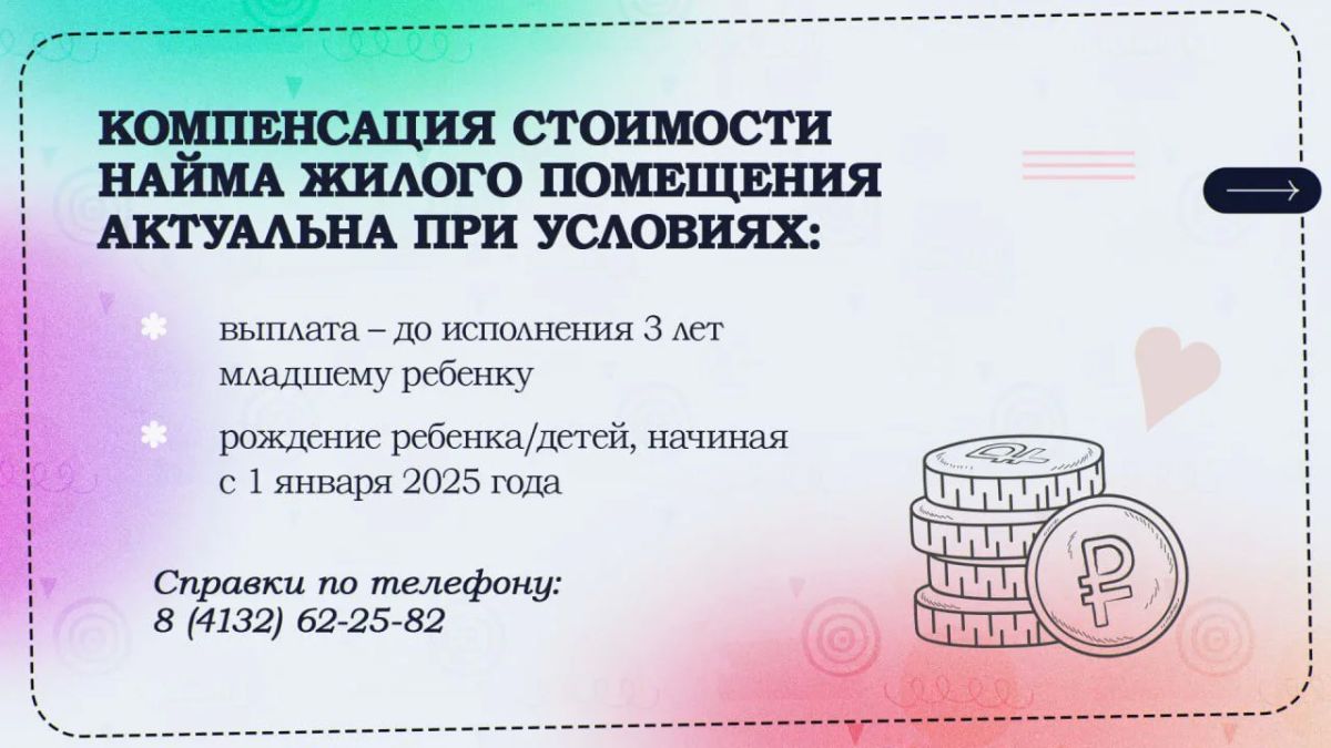 Молодым семьям или единственному родителю при рождении ребенка предоставляется частичная компенсация найма за жилье в рамках Нацпроекта «СЕМЬЯ» Молодым семьям или единственному родителю при рождении ребенка предоставляется частичная компенсация найма за жилье в рамках Нацпроекта «СЕМЬЯ»