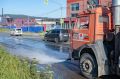 Мойка улиц, уборка остановок, профилировка грунтовых дорог