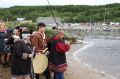 Магаданцы отметили древний праздник первой рыбы Бакылдыдяк на берегу Охотского моря