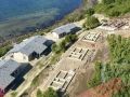 Вторую очередь домов для туристов возводят на острове Завьялова возле Магадана