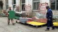 Специалисты КХЗ готовятся к установке детских и спортивных комплексов в Магадане