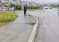 Подметание тротуаров, рекультивация газонов и мойка дорог