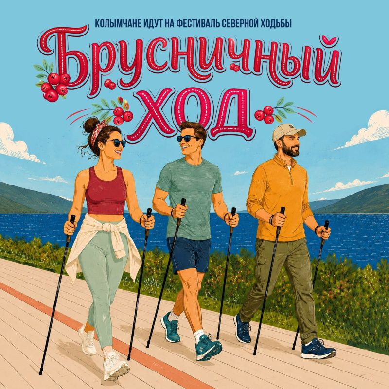 Фестиваль северной ходьбы «Брусничный ход» пройдет в Магадане 15-16 августа
