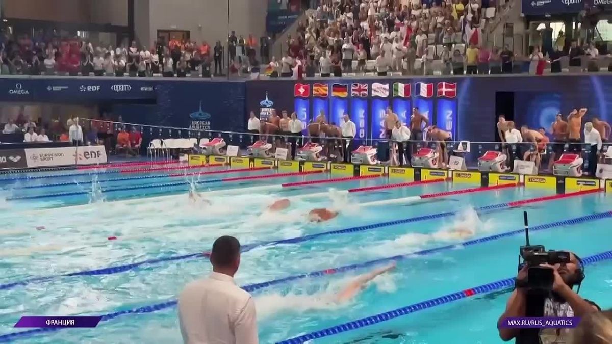 Иван Кожакин завоевал золото на Чемпионате Европы по водным видам спорта в Париже