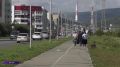 В Магадане прошла патриотическая акция «Забег с государственным флагом»