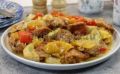 Индейка, запеченная с овощами в духовке