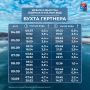Таблица приливов и отливов с 4 по 10 сентября