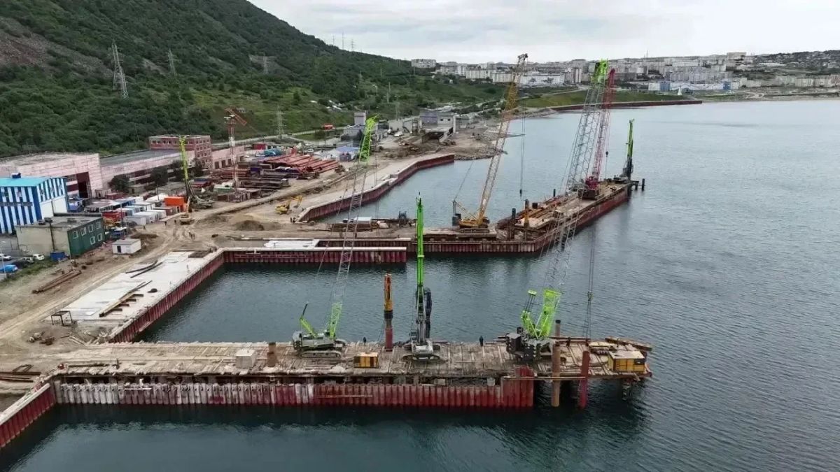Строительство Морского туристического центра в Магадане идет в соответствии с графиком Строительство Морского туристического центра в Магадане идет в соответствии с графиком