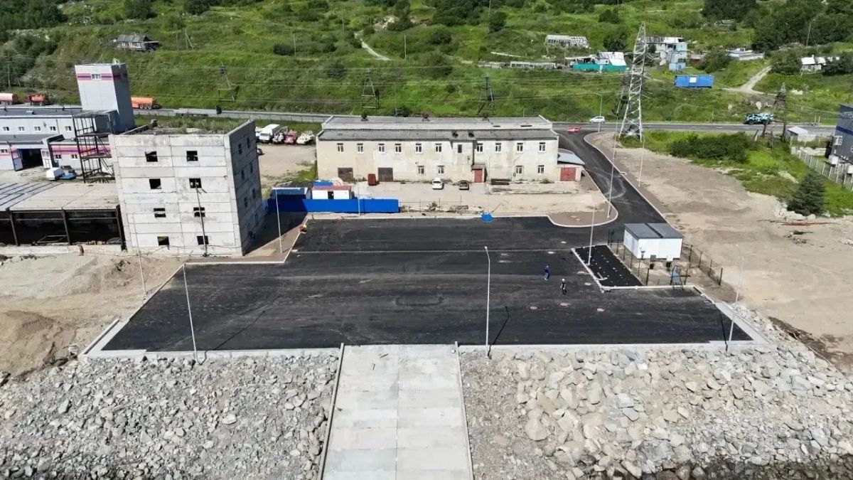 Строительство Морского туристического центра в Магадане идет в соответствии с графиком Строительство Морского туристического центра в Магадане идет в соответствии с графиком