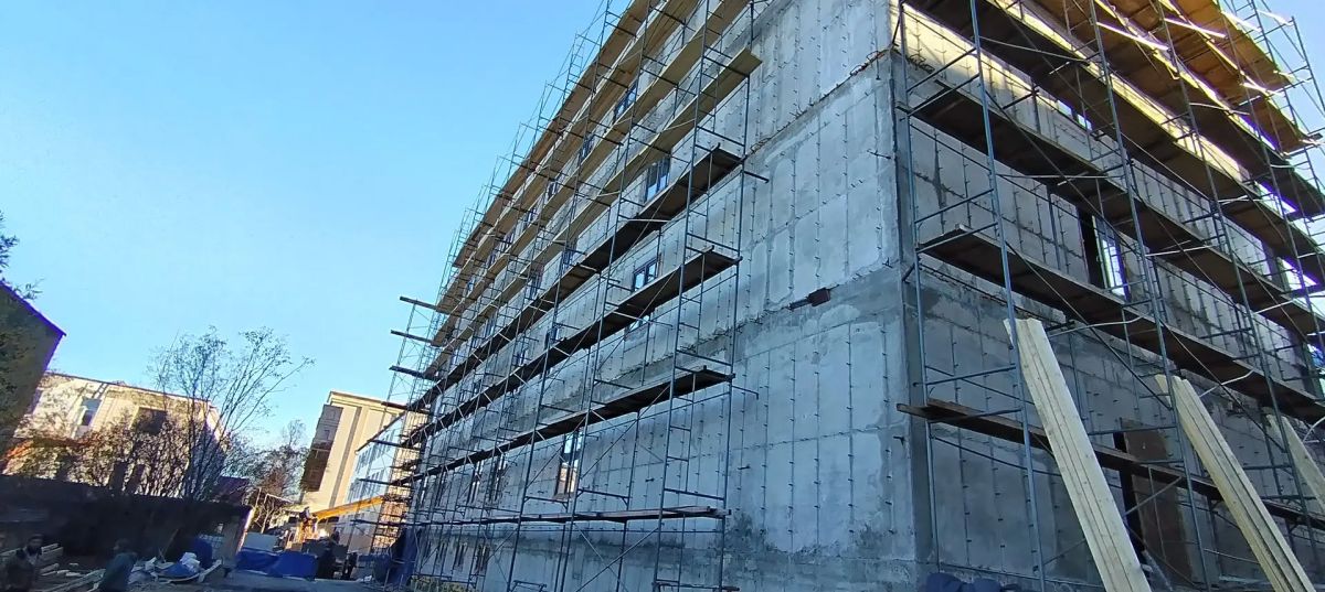 Продолжается строительство здания городской прокуратуры в Магадане Продолжается строительство здания городской прокуратуры в Магадане
