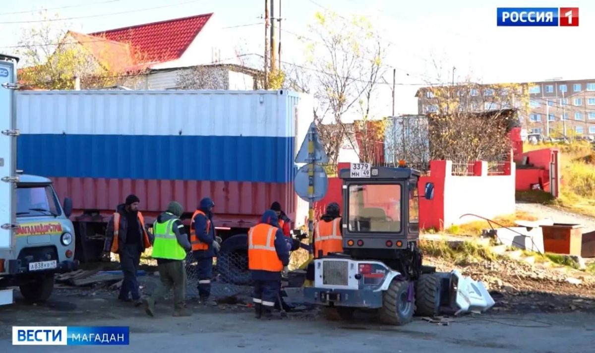 Освещение и благоустройство Октябрьской и Маркса на финишной прямой