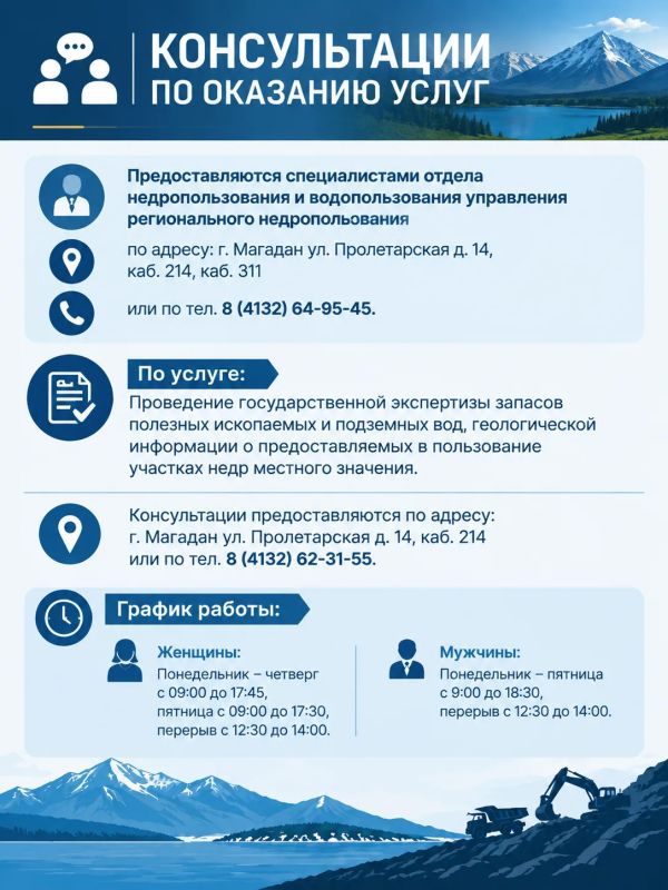 Услуги в сфере недропользования: что доступно и куда обратиться? Услуги в сфере недропользования: что доступно и куда обратиться?