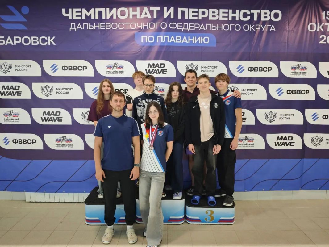 Колымские пловцы завоевали 14 медалей на Чемпионате и Первенстве ДФО в Хабаровске Колымские пловцы завоевали 14 медалей на Чемпионате и Первенстве ДФО в Хабаровске