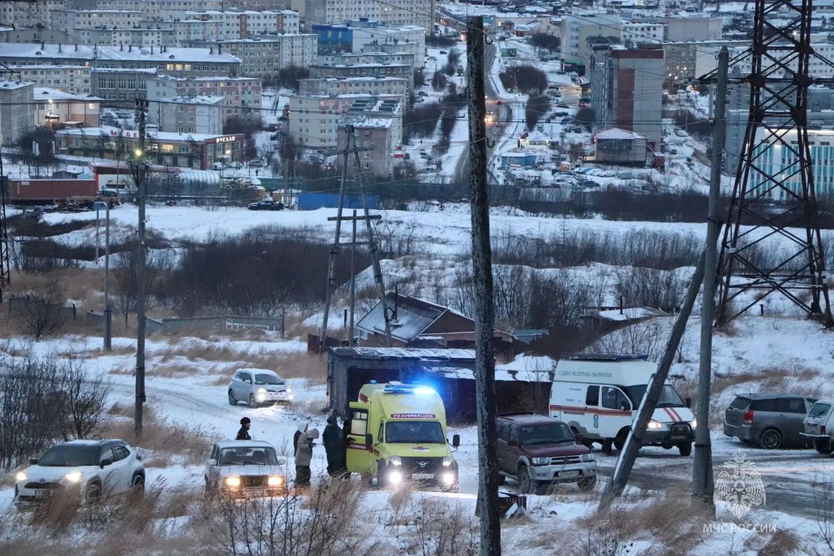 Два человека погибли на пожаре в Магадане Два человека погибли на пожаре в Магадане